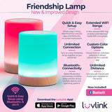 Dacida Friendship Lamp v2.0 - Extended Wifi Range - Simple Bluetooth Setup (Single)